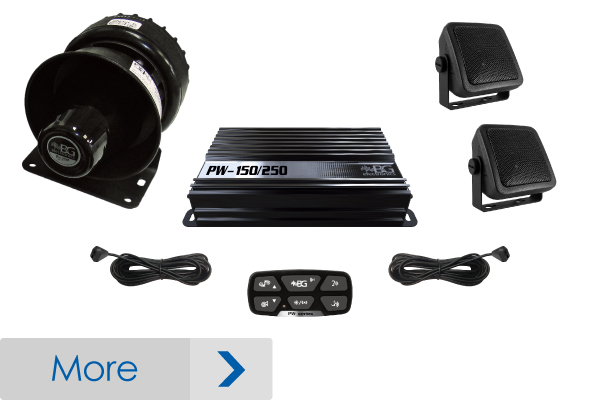 Intercom for armored vehicles, PA and sirens 150Watts